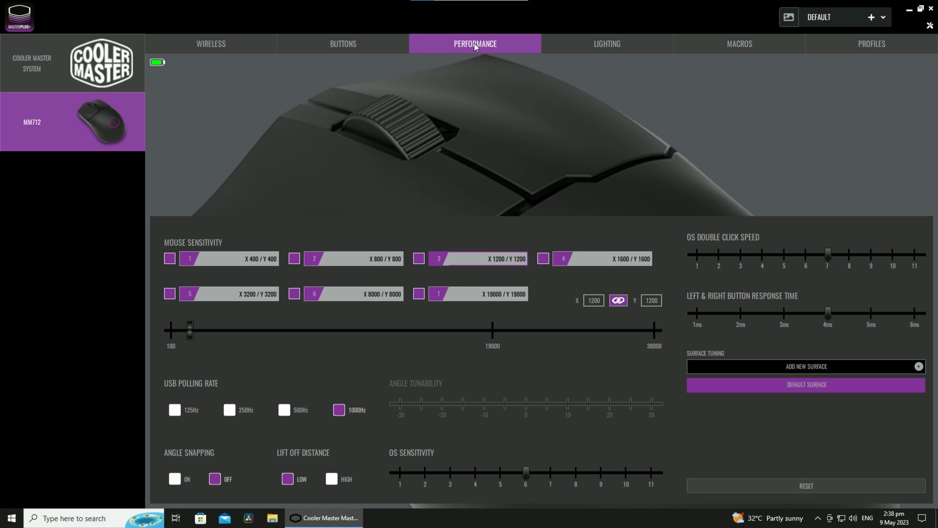 Review: Cooler Master MM712 Wireless Gaming Mouse